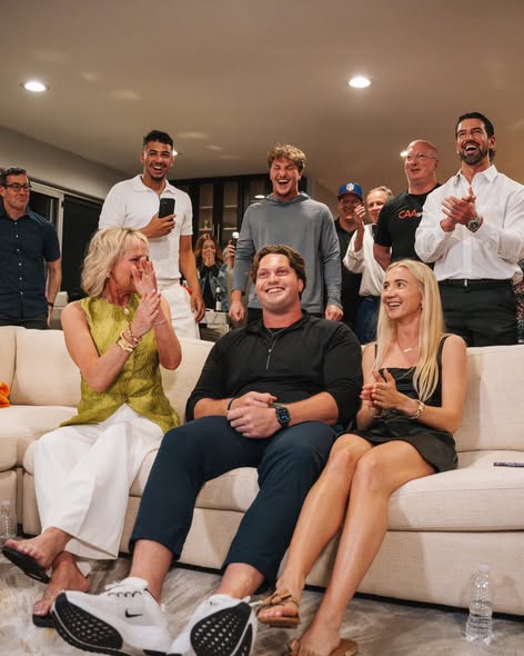 Strongsville alum Blake Miller gets the call that he is a first round draft pick for the Detroit Lions.